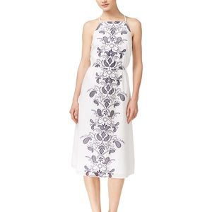 Maison Jules Embroidered Shift Dress NWT NEW MED